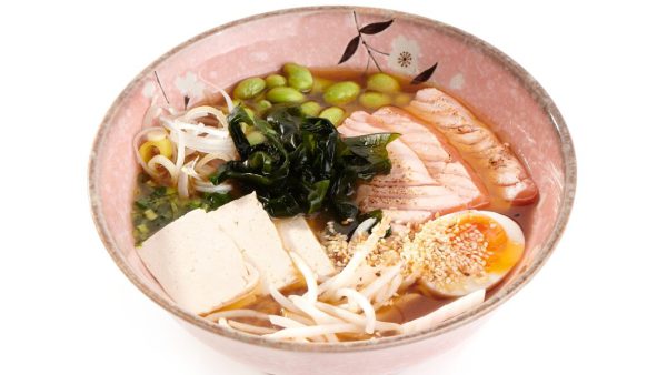 Miso Ramen z łososiem